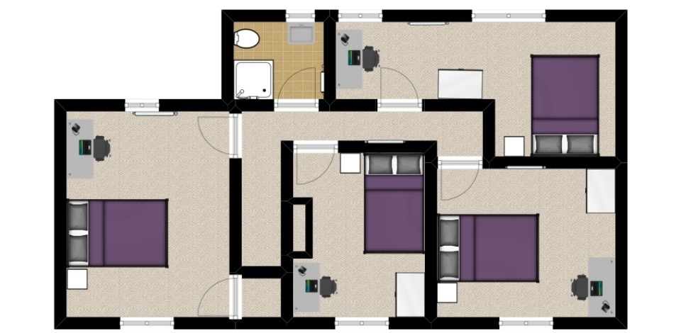 Floor plan of first floor